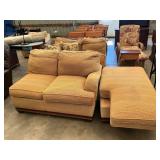 Yellow L shaped sofa