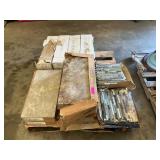 Pallet of assorted tile