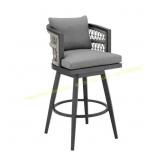 Zella Outdoor Patio Swivel Bar Stool