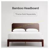 Nectar Bamboo Headboard, Full, Walnut