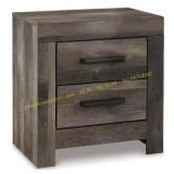Wynnlow 24" 2 Drawer Charging Nightstand