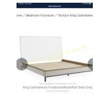 Tomtyn King Upholstered Footboard/Rails/Roll Slats