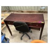 Desk with chair