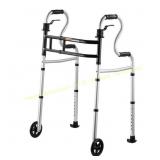 VEVOR 2-in-1 Folding Walker, 450 lb