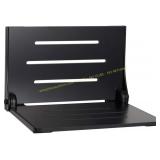 Seachrome Folding Shower Bench, Matte Black