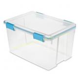 4ct Sterilite 54-Qt Gasket Box, Blue
