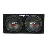 MTX TNE212D 12" 1200W Dual Sub Box