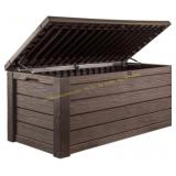 Keter 150-Gallon Resin Deck Box, Brown