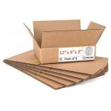 USA-Made Small Cardboard Boxes, 12x9x3