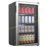 hOmeLabs 3.2 cu ft Mini Fridge, Glass Door