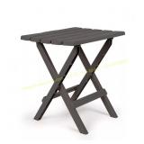 Camco 51885 Adirondack Folding Table, Charcoal