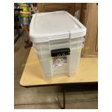 70 Qt. Ultra Storage Box 3ct, smaller boxes 2ct