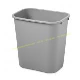 Rubbermaid Resin Wastebasket 7-Gallon Gray