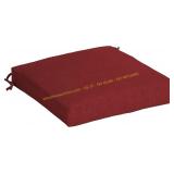 Arden Seat Cushion, 21x21, Ruby Red