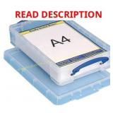 Really Useful Box 4L Snap Lid Storage Bin 4ct