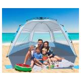 Beach Tent Pop-Up Sun Shade Shelter (4-6)
