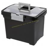 Sterilite Portable File Box Set of 4