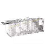 2-Door Humane Cage Trap for Raccoon/Opossum