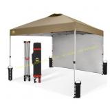 CROWN SHADES 10x10 Pop Up Canopy w/ Wall