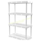 Gracious Living 4-Shelf Knect-A-Shelf, White