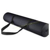 Fitvids 1/4" High-Density Yoga Mat with Strap