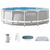 COMPLETE? Intex Prism Frame Above Ground Pool 14x4