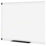 VIZ-PRO Magnetic Whiteboard, 36x24, Silver