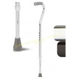 Medline Bariatric Offset Cane, 29-38" Black