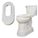 Toilet Riser: 3.5" High for Handicap, 500 lb