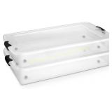 HOMZ 2-Pack Under Bed Storage: 60 qt, Gray