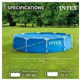 complete?Intex 10ft x 30in Above Ground Pool