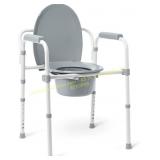 Medline 3-in-1 Bedside Commode, 16-22"