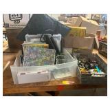 Throw Pillows, Art Supplies, Etc