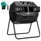 VIVOSUN Outdoor Tumble Composter 43G Bin