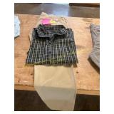 Mens 36x32 Performance Pants+ L Button Up