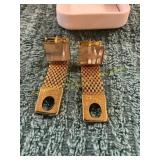 Unverified Vin. Gold/Pearl Cuff Links