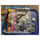 Tray of Assorted Watches
