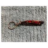 Damascus Pocket Knife /Keychain