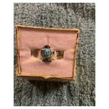 Unverified Size 5.5 Turquoise Thunderbird Ring