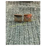 Unverified Vintage Gold + Silver Cuff Links