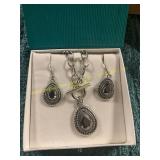 Unverified Silver+ Black Onyx Set