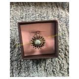 Unverified Size 6.5 Silver + Turquoise Ring