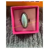 Unverified Silver + Turquoise Size 6 Ring