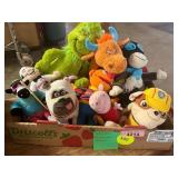 Flat of Various Character Plushies