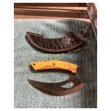 Damascus Knife with Sheath