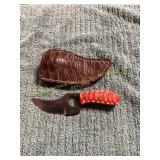 Damascus Hunting Knife with Sheath
