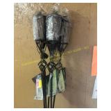 5 ct. 72 in bronze torches