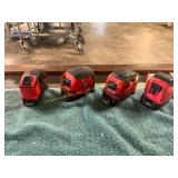 4ct Milwaukee Tape Measures