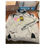 Size XL IA Hawkeye Gray Hoodie