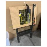 Folding saw holder